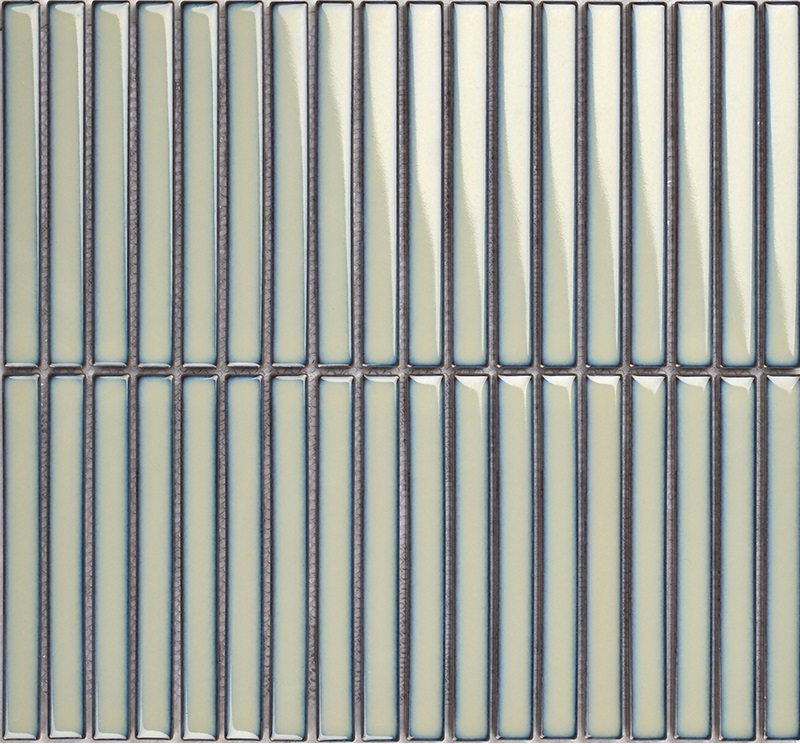 Y15FW29 Strip Салатный глянцевый 1.5х14.5 29.4х31.3 Porcelain mosaic
