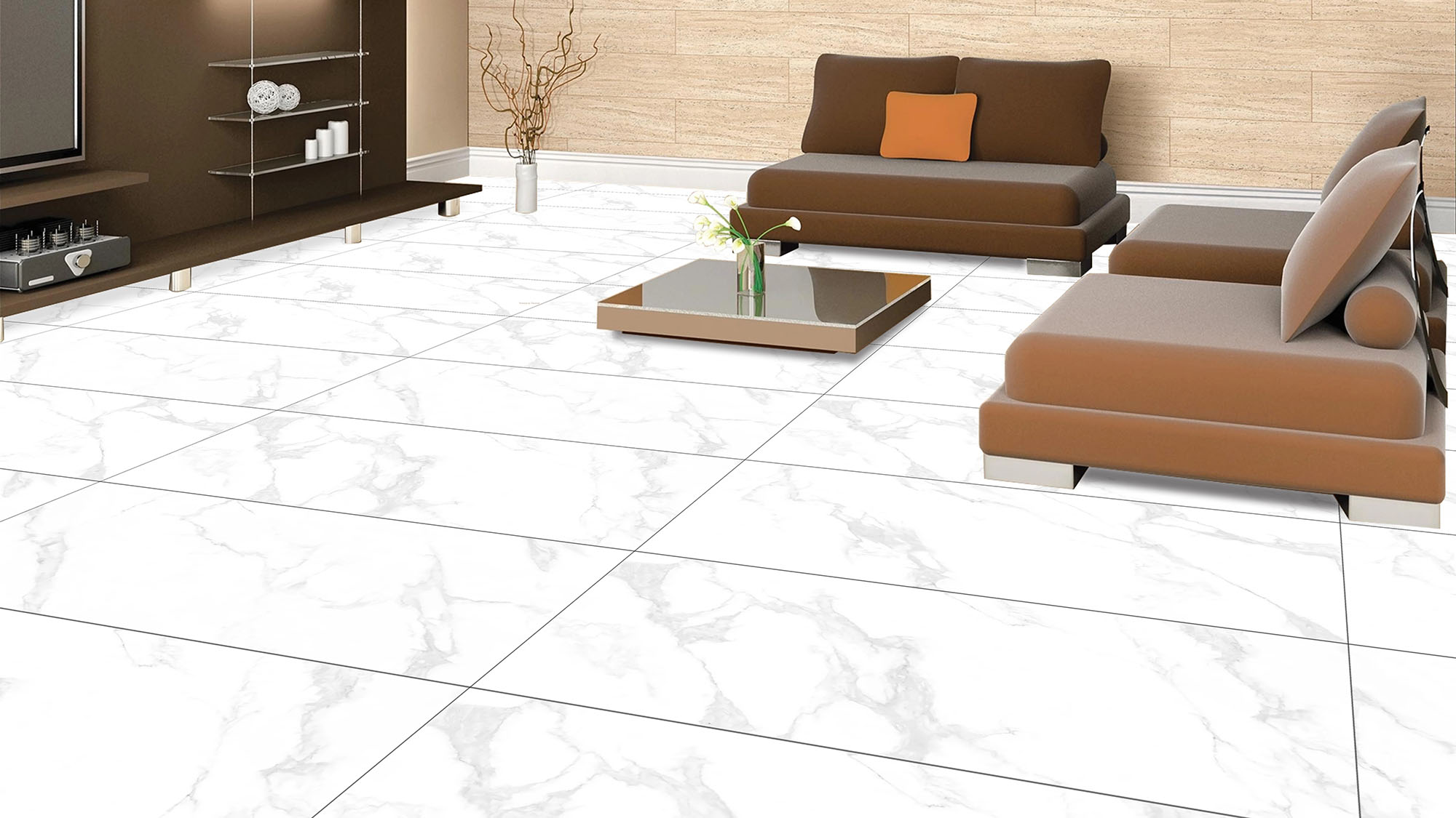 Murcury White Sugar Endless 60х120 Gresant