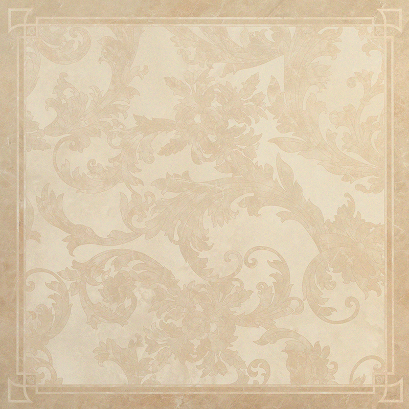 240074 MARBLE DEC CASSETTONE FOGLIA BEIGE ONICE 58,5x58,5 Versace (Gardenia Orchidea)