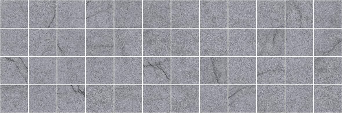 MM11187 Декор Rock мозаичный серый 20х60 Laparet