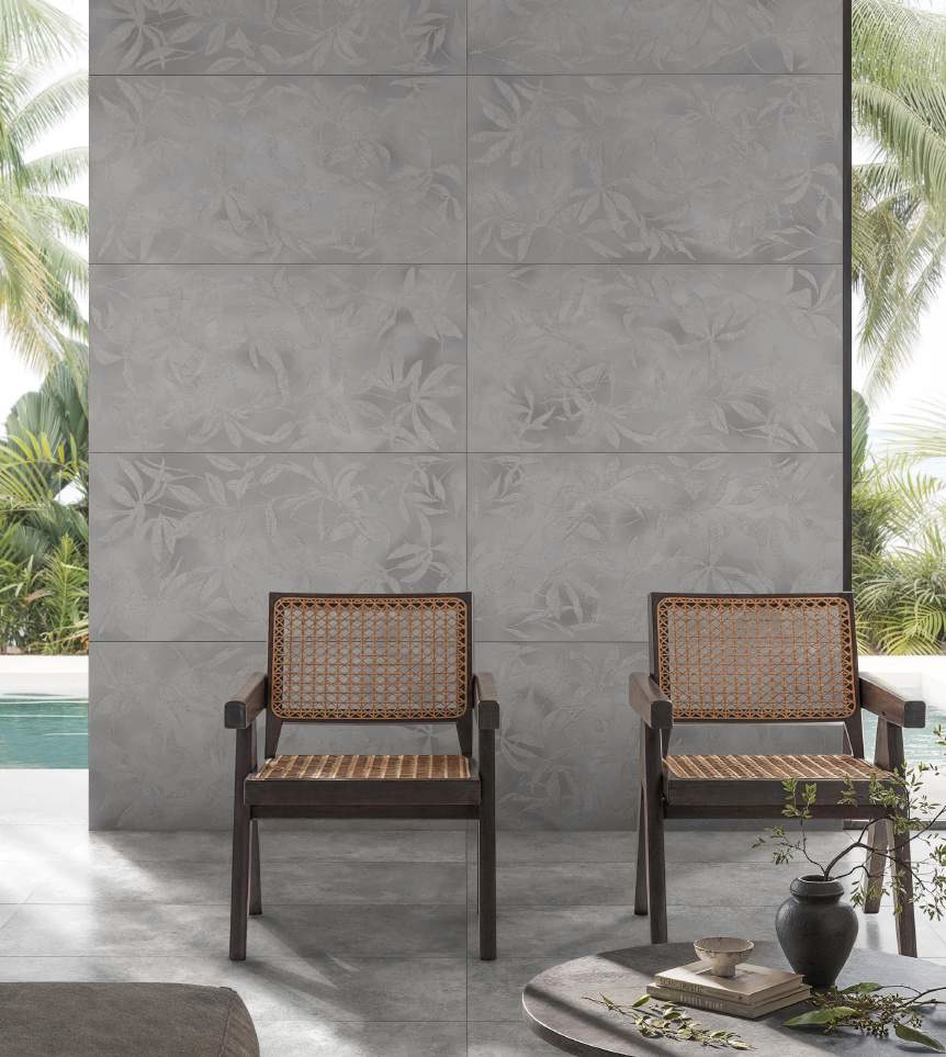 K958008R0001VTER ArtWall Цветы Серый Матовый Ректификат 60x120 Vitra фото 5