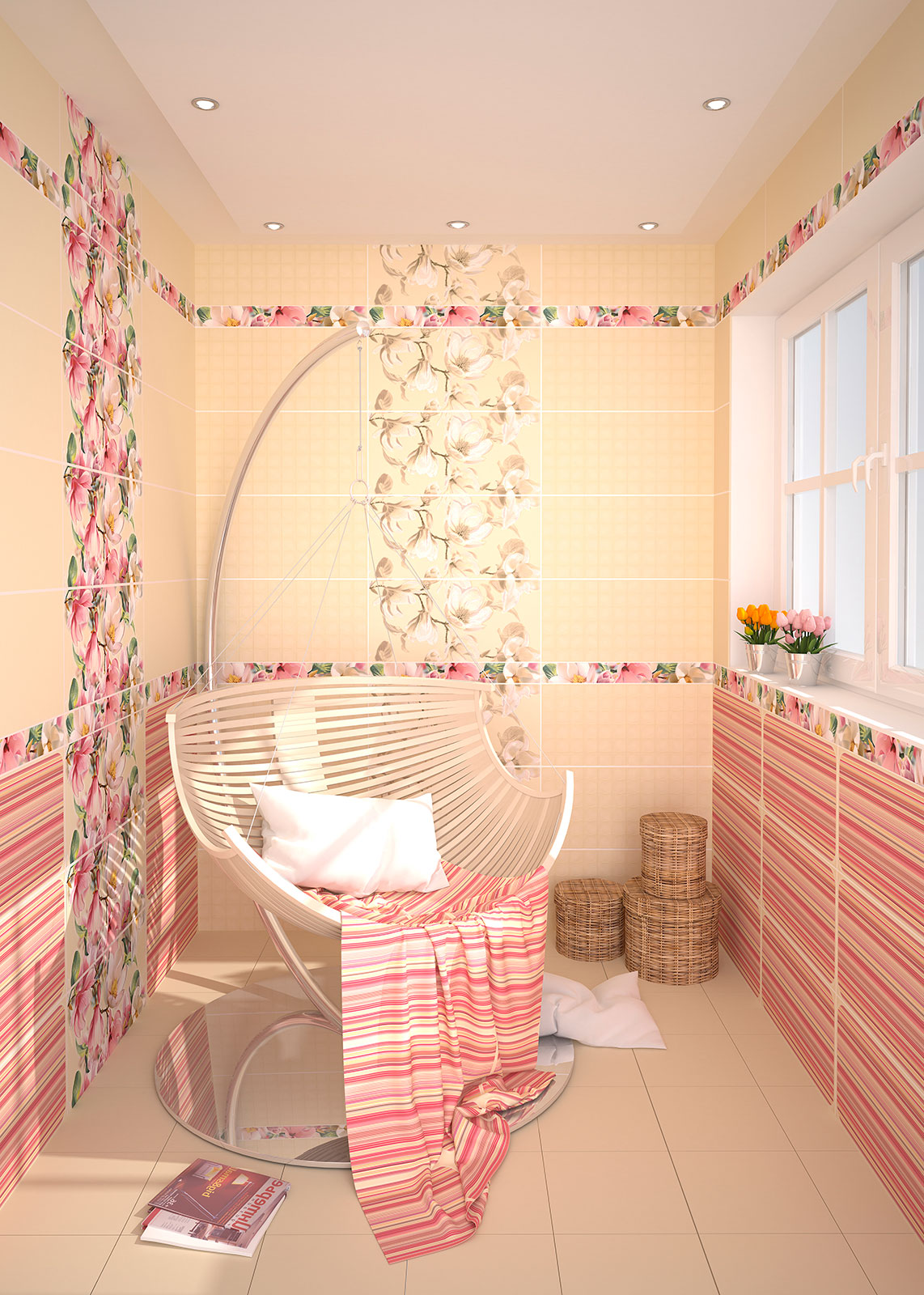 Border Boho Magnolia 63x7,5 Azori