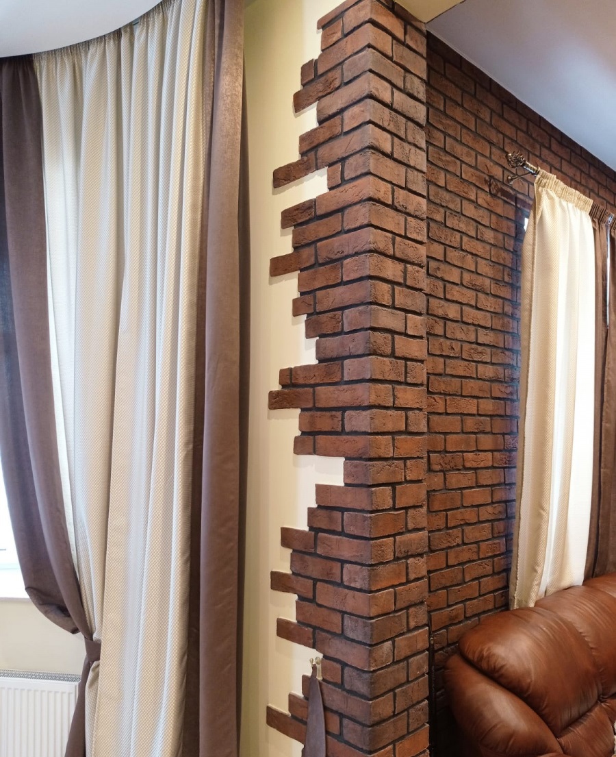 Декоративный кирпич Плоскость Дижон 402 23,7x7x1,4 Leonardo Stone