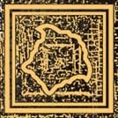 263170 Tozzetto Medusa Oro Carbon 6,7x6,7 Versace (Gardenia Orchidea)
