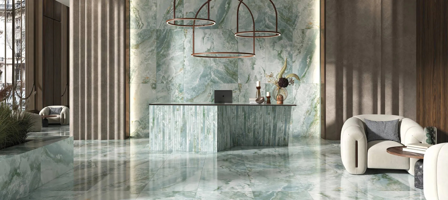 B71175 Glamour Onice Gold Matt Ret 60x120 Bottega фото 4