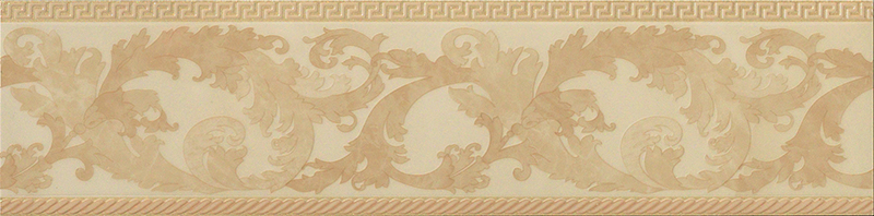 240232 MARBLE FASCIA BAROCCA ORO LEV 14,4x58,5 Versace (Gardenia Orchidea)