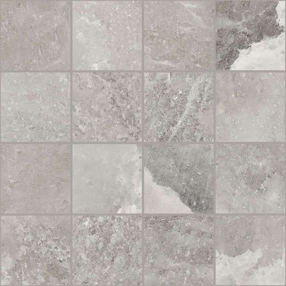 766774 Rock Salt Celtic Grey Luc Mosaico 7.5x7.5 6mm 30x30 Cerim