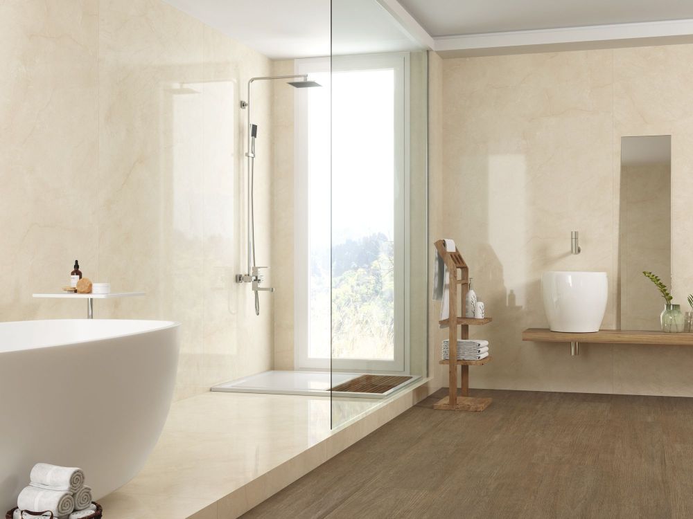 Cream Chamber Natural 120x120 Baldocer