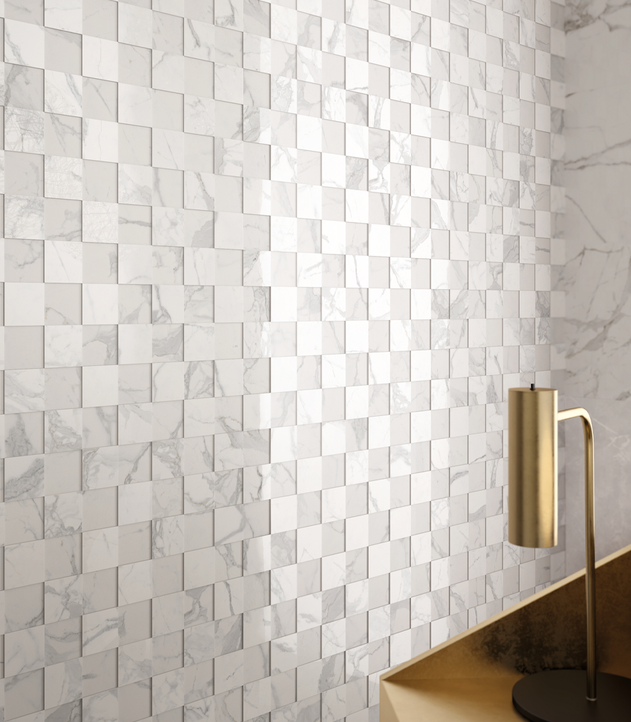 620070000634 Charme Evo Statuario Scalino Angolare Sinistro 33x60 Italon