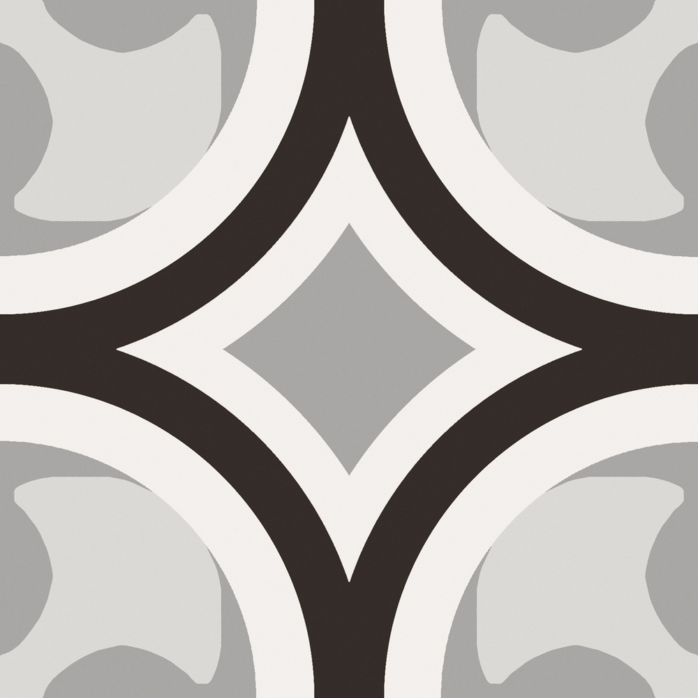 Patchwork black&white Mix 20x20 Sant Agostino