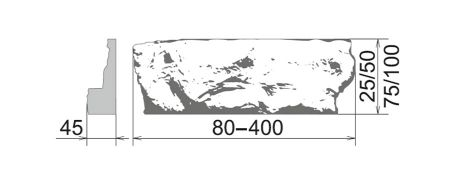 Этна 168 Плоскость 80-400х25-50/75-100х45 Камелот