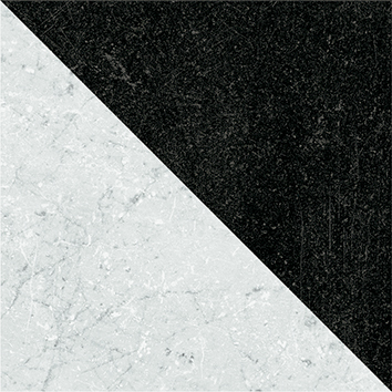 4101199 Flag Black White 18,6x18,6 41ZERO42