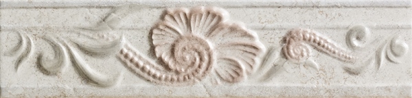 76131 FASCIA RILIEVO BIANCO 10x40 Gardenia Orchidea (Versace)