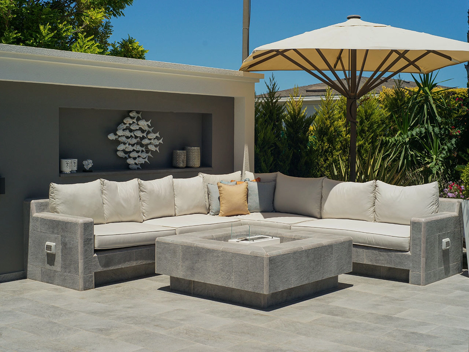 PGA3366IT-Cift Pool Garden Anthracite InfinityTile Двойная отделка 33x66x0,76 Serapool фото 46