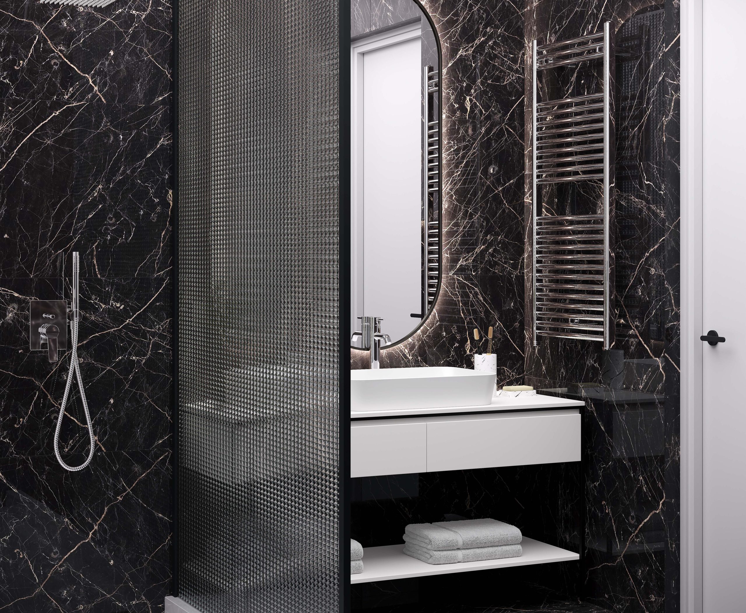 FP1091-A Sombra Black 60x60 Arcadia Ceramica фото 2