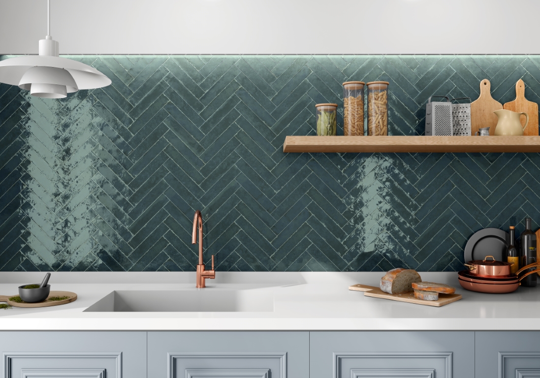 002703 San Remo Emerald 5x25 Monopole Ceramica
