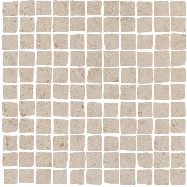 MBS005 Про Лаймстоун Спакко мозаичный бежевый матовый 20х20 Kerama Marazzi