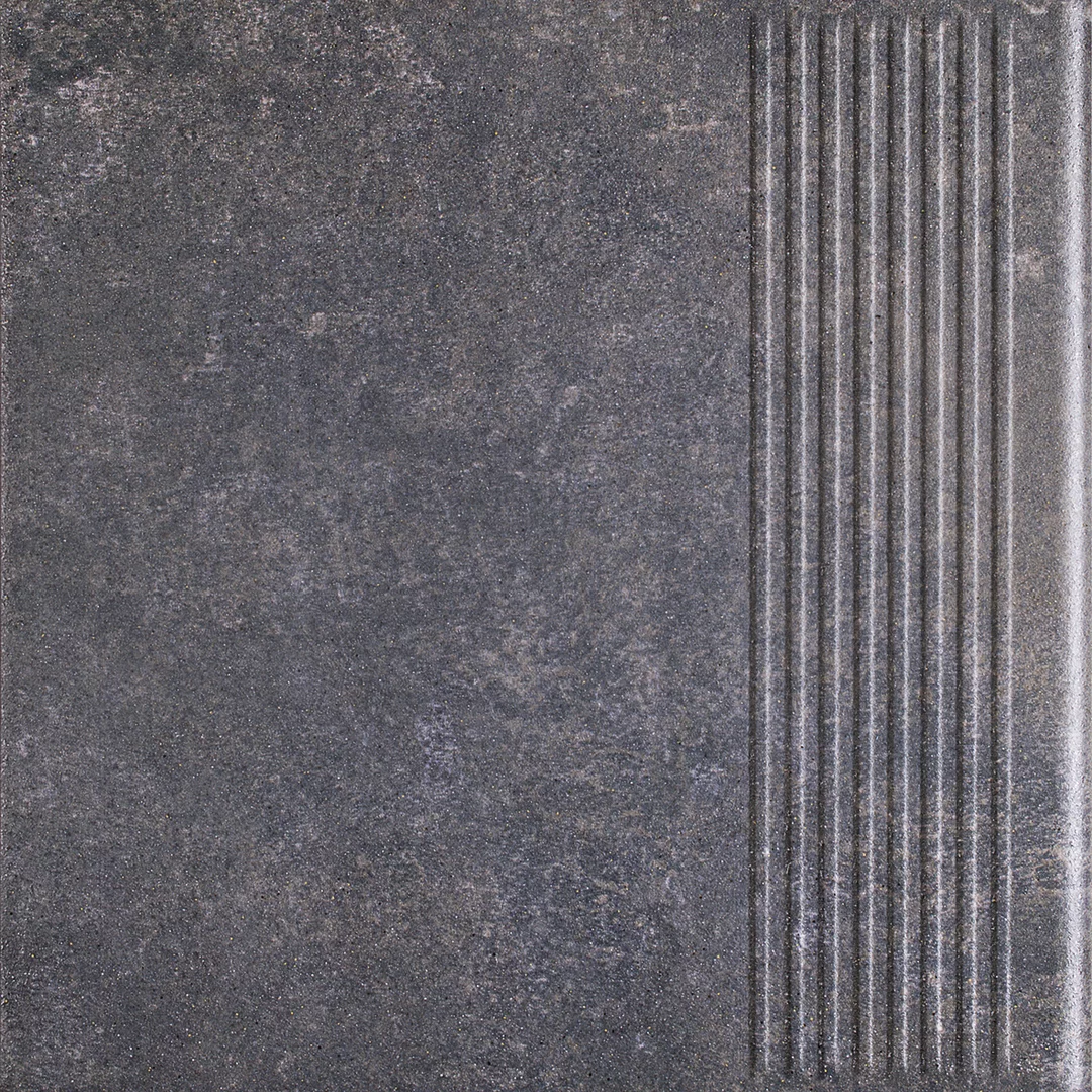 Viano Antracite Stopnica Prosta 8,5mm 30x30 Paradyz