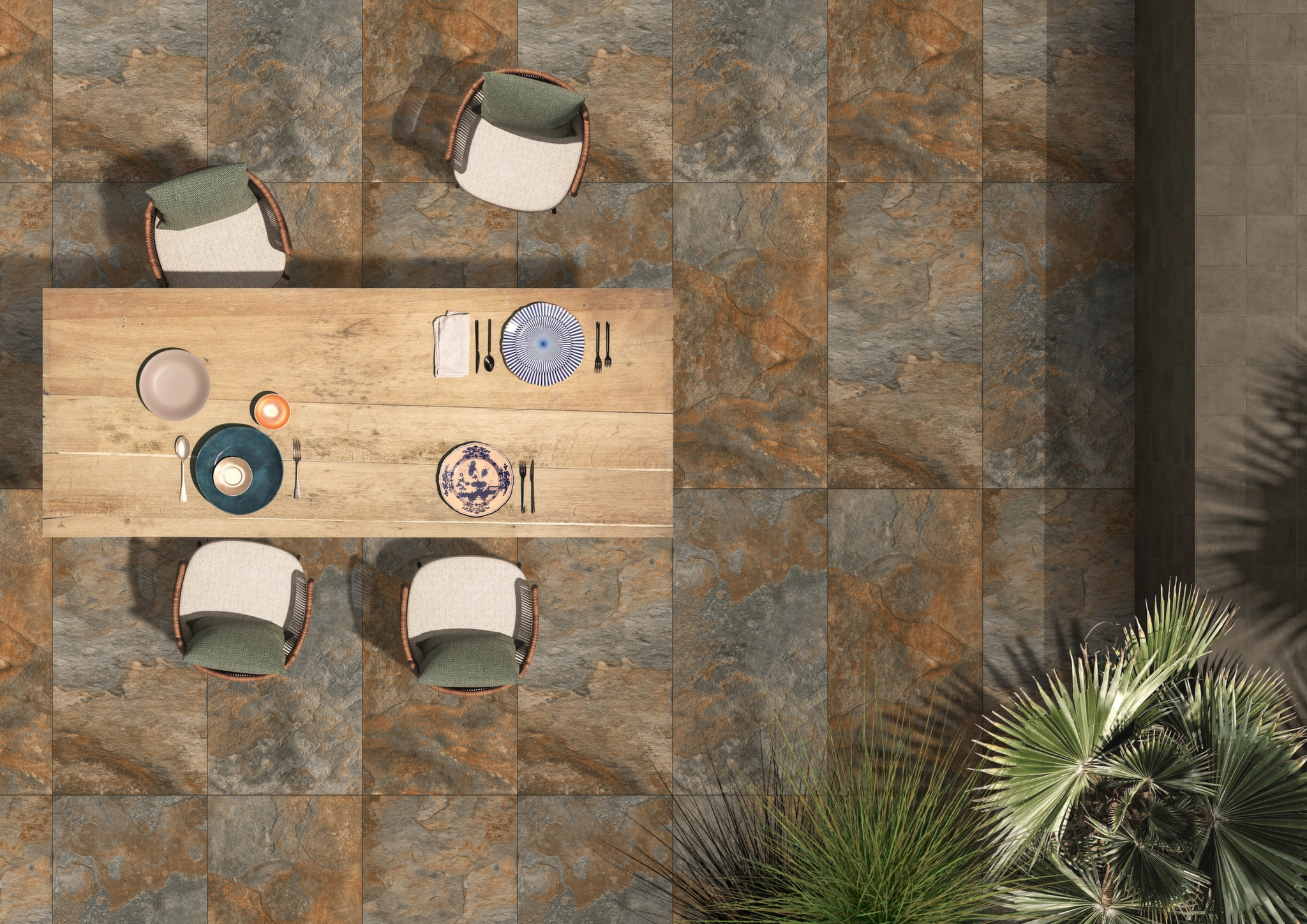 Copper Slate Mat 20mm 60х60 Керлайф фото 2