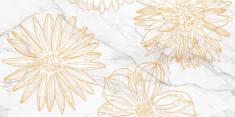 Декор Briere Flower 1 300x600 Beryoza Ceramica