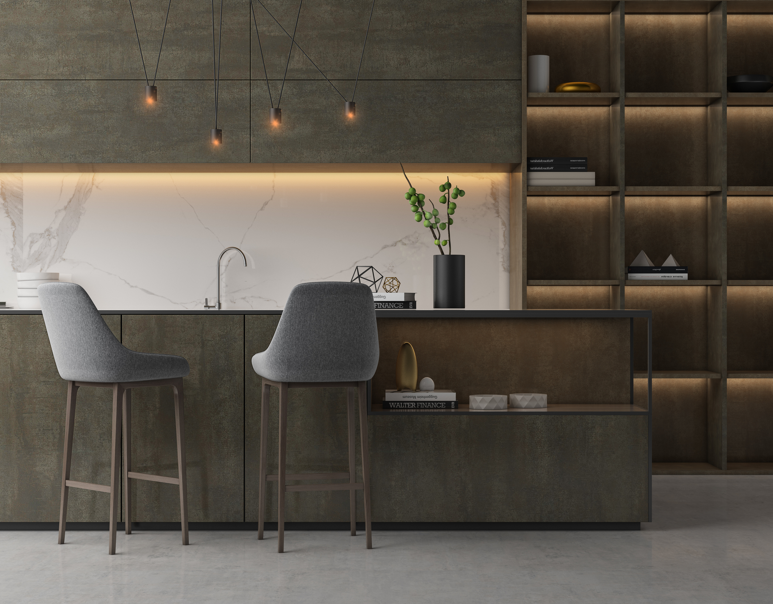 Martha Brown Спеченный камень 1200x2700x3 Delfone фото 5