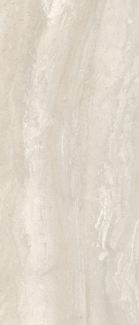 781176 Authentic Luxe Pearl Travertine Matte Silk 6mm 120x280 Rex Ceramiche