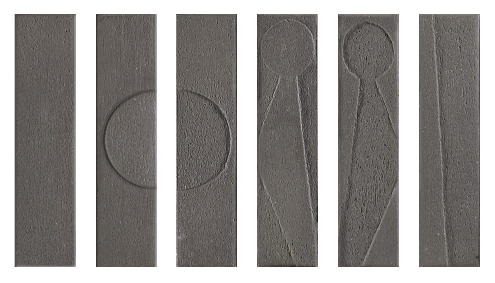 118625 Koine Alphabet Lava 4,5x18,6 Settecento