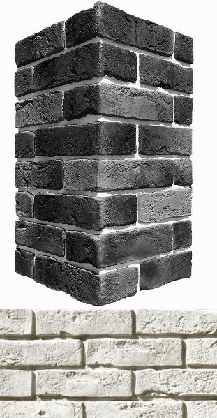 300-05 Лондон брик угол 9х22x6.5 White Hills