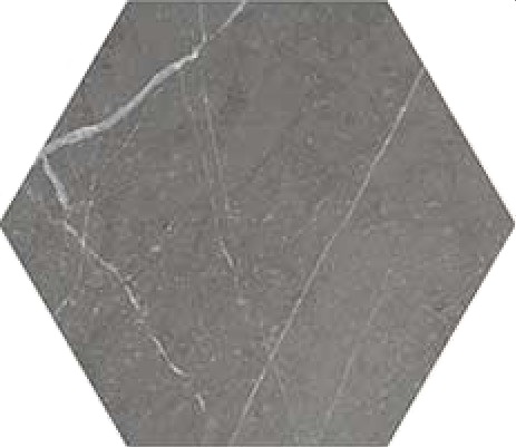 116991 LOVE AFFAIRS PETRA HEXAGON CHARCOAL 20x23 WOW