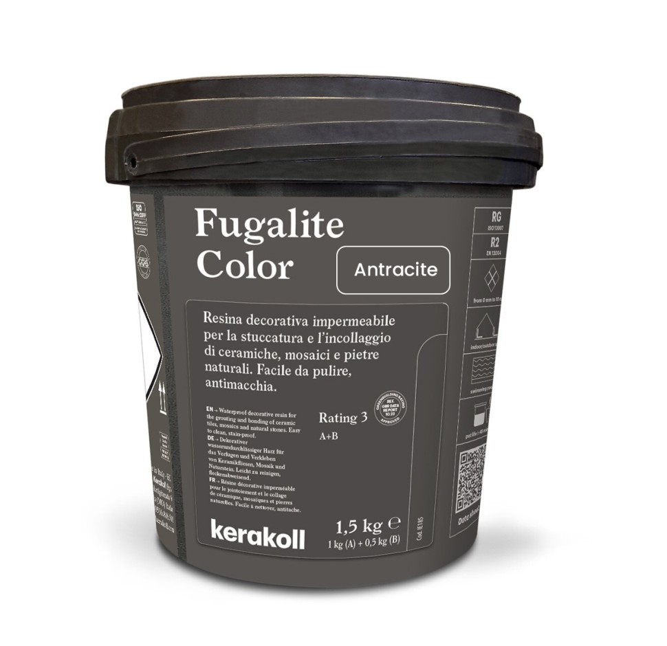 Эпоксидная затирка Fugalite Color Antracite 1,5 кг Kerakoll