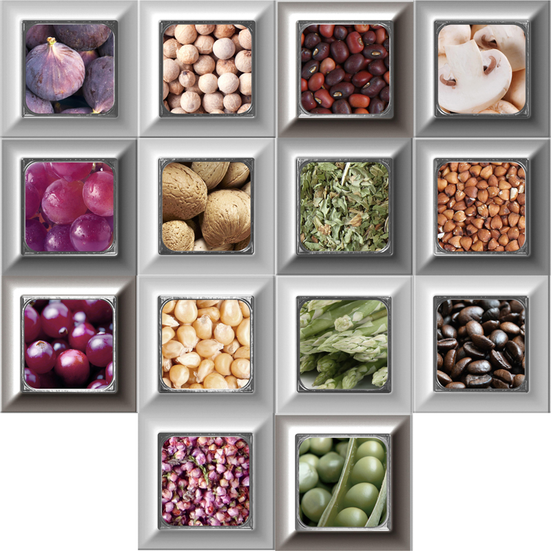 Decor Mix 14 pz Cube Cold Kitchen 10x10 Absolut Keramika