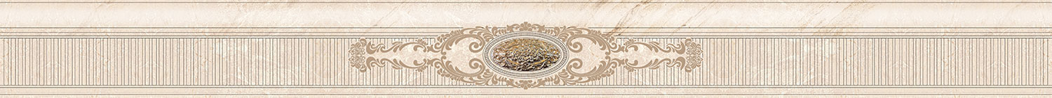 Бордюр 771 Eclipse Light Beige 8x29,5 Eurotile Ceramica