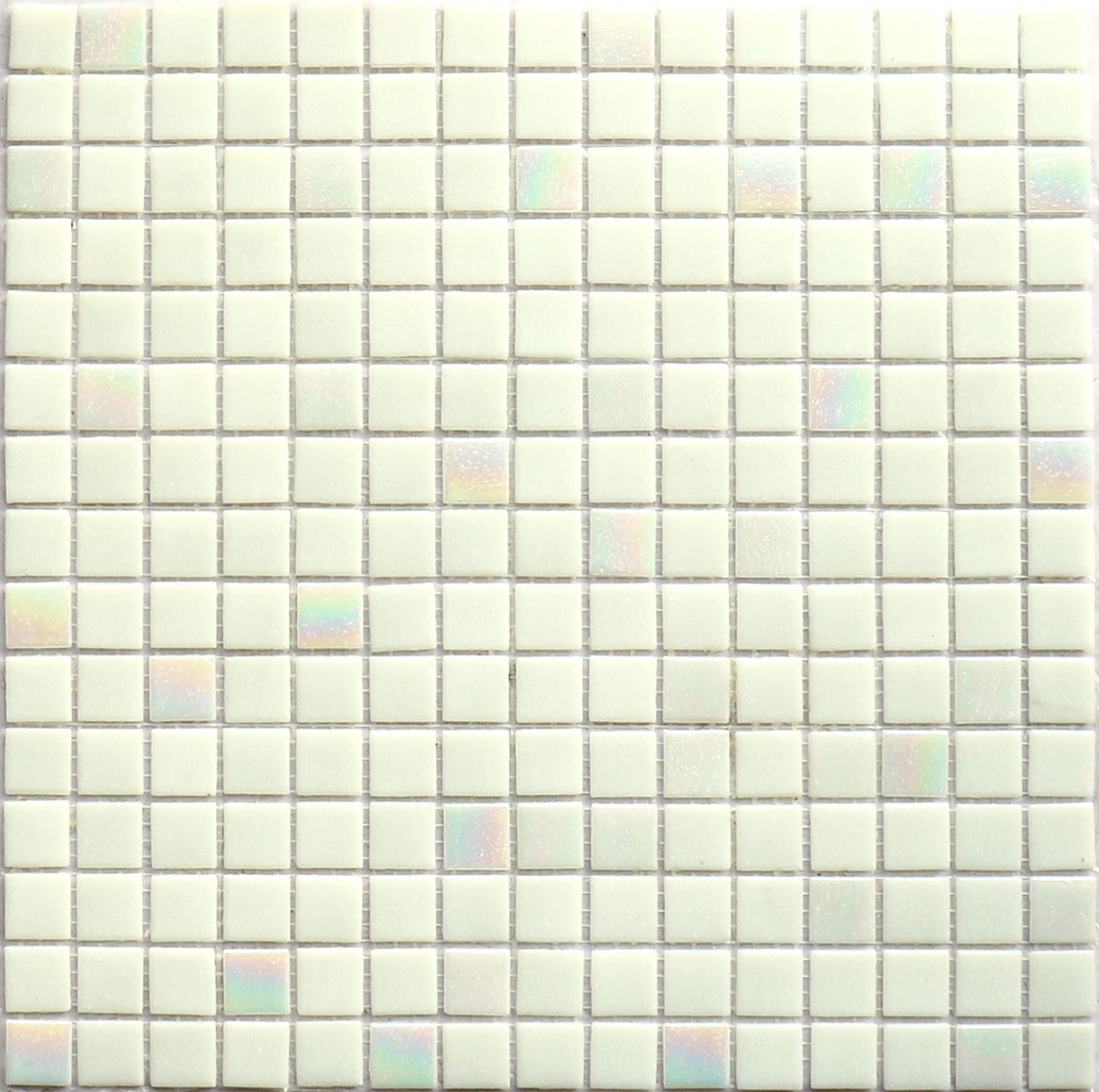 MIX23 стекло белый (сетка) 20x20x4 327x327 NSmosaic