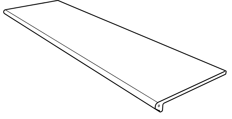 Ступень фронтальная Marble Smooth Round. Pulpis 33x120 Gres de Aragon