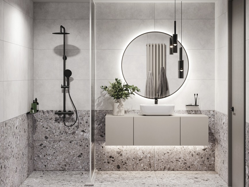 16891 Calm многоцветный ректификат 44,8x89,8 Meissen