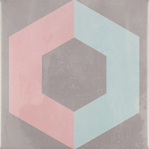 Epica Gris Ornato 20x20 Ceramicalcora