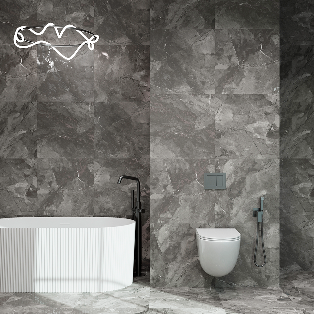 CR6020-A Bismanto Grey Carving 60x60 Arcadia Ceramica фото 16