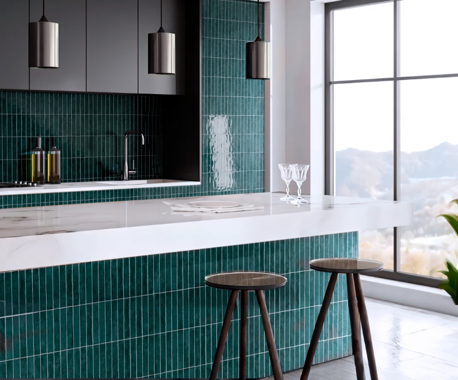 002703 San Remo Emerald 5x25 Monopole Ceramica
