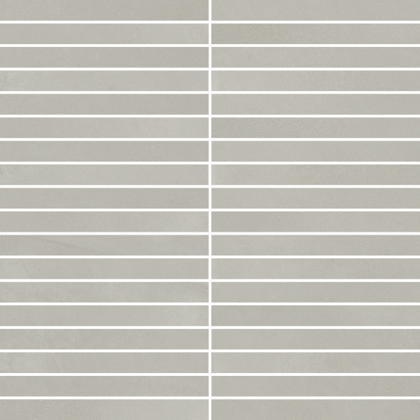 610110001027 Continuum Silver Mosaico Strip 30x30 Italon