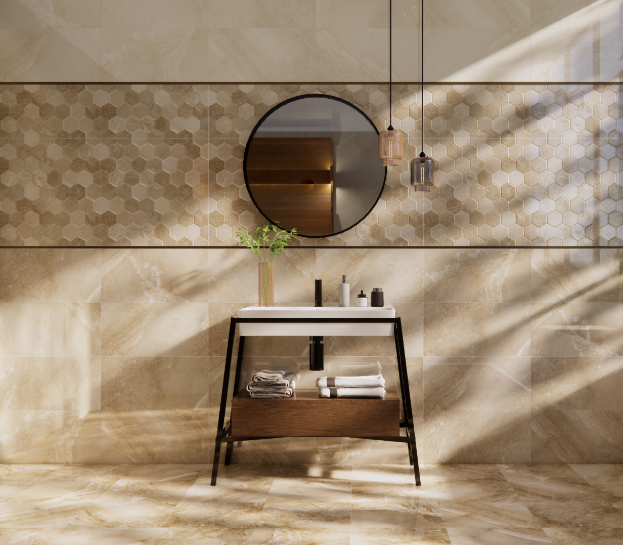 3 IT 0006 Istambul Beige 40x40 Eurotile Ceramica фото 12