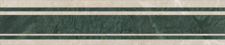PJD-SDPH083 83 Waterjet Border Brandenburg Green 60х12 Marmocer