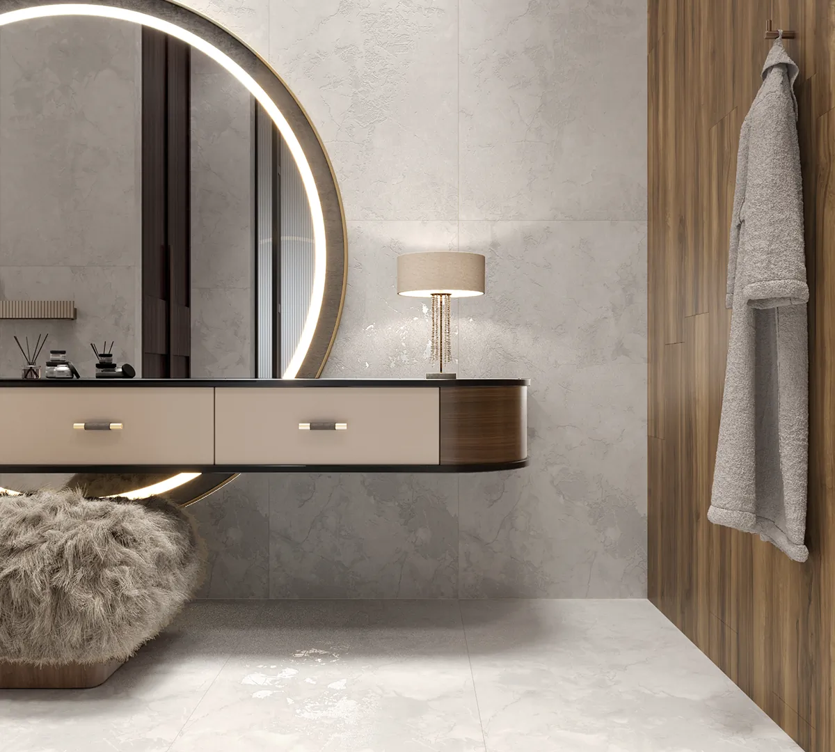 CR6017-A Micado Crema Carving 60x60 Arcadia Ceramica фото 12