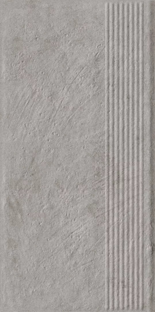 Carrizo Grey Stopnica Prosta Struktura Mat 30x60 Paradyz