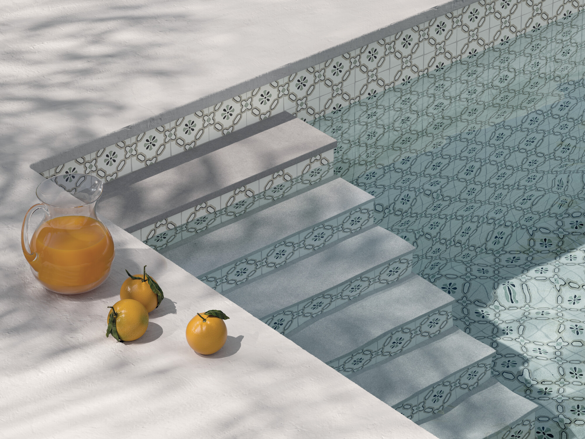 31086 Tanger Blue Garden 12.3x12.3 Harmony фото 10