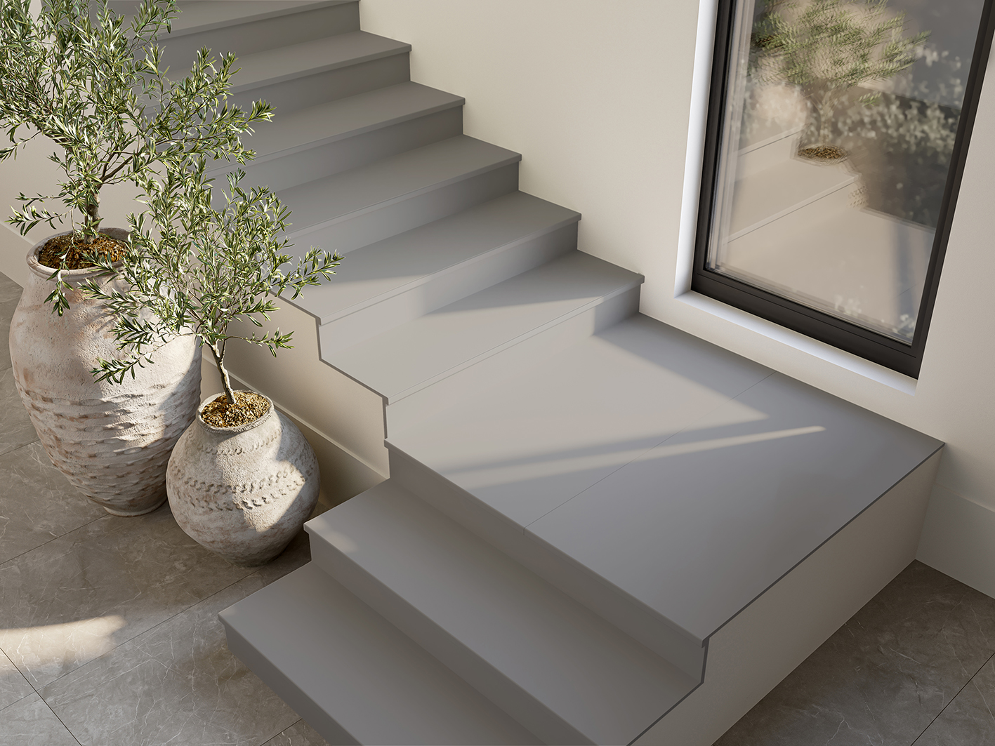 Mono Grey Matt 800х3200х12 StaroSlabs фото 11