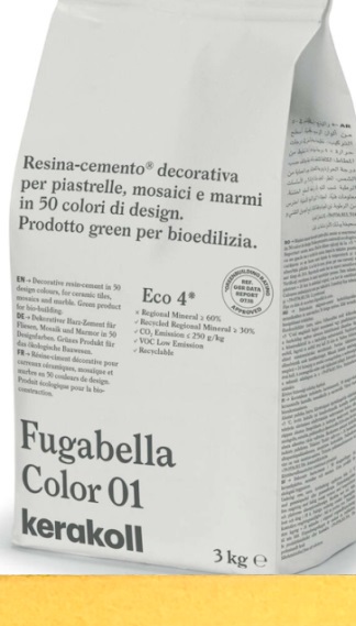 Fugabella Color затирка для швов 27 3кг Kerakoll