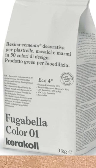 Fugabella Color затирка для швов 34 3кг Kerakoll