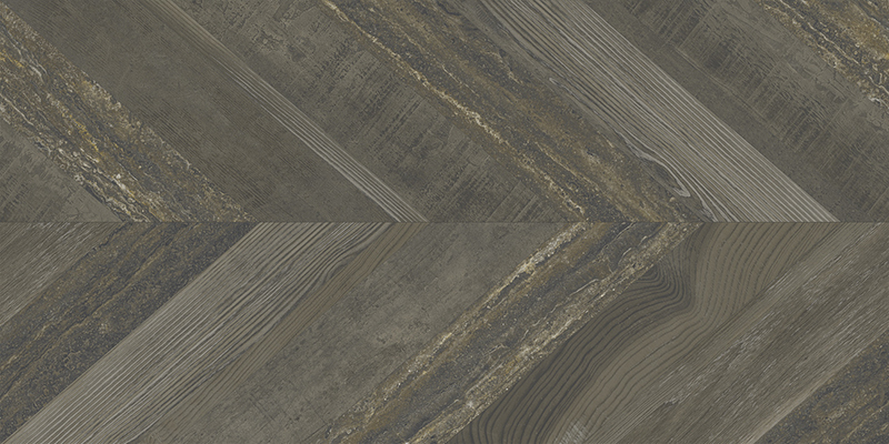 Chevron Walnut Stamp 49,75x99,55 Aparici