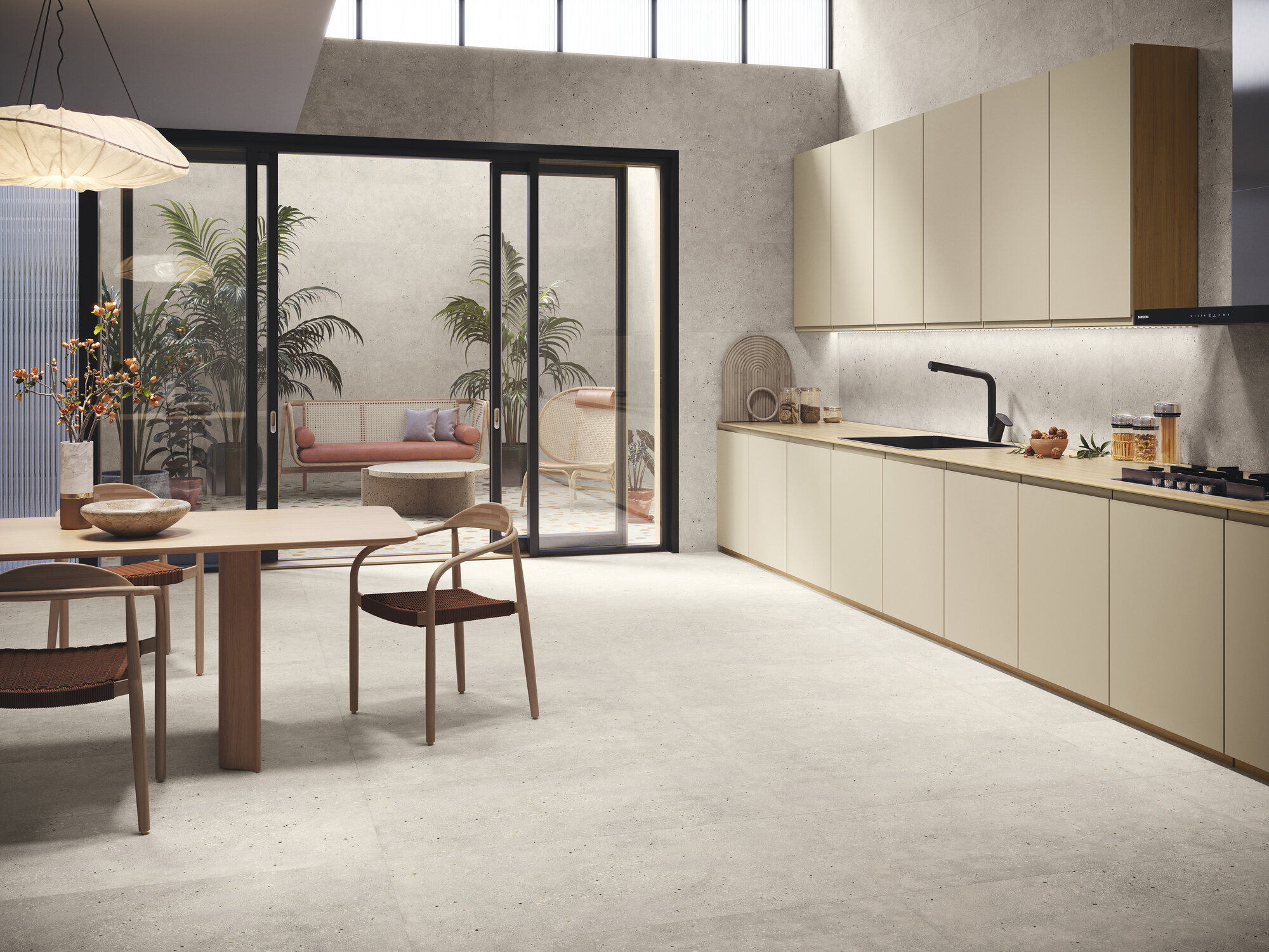 A039096 Ama Ricetta Graphite Rect. R10 60x120 Ape Ceramica