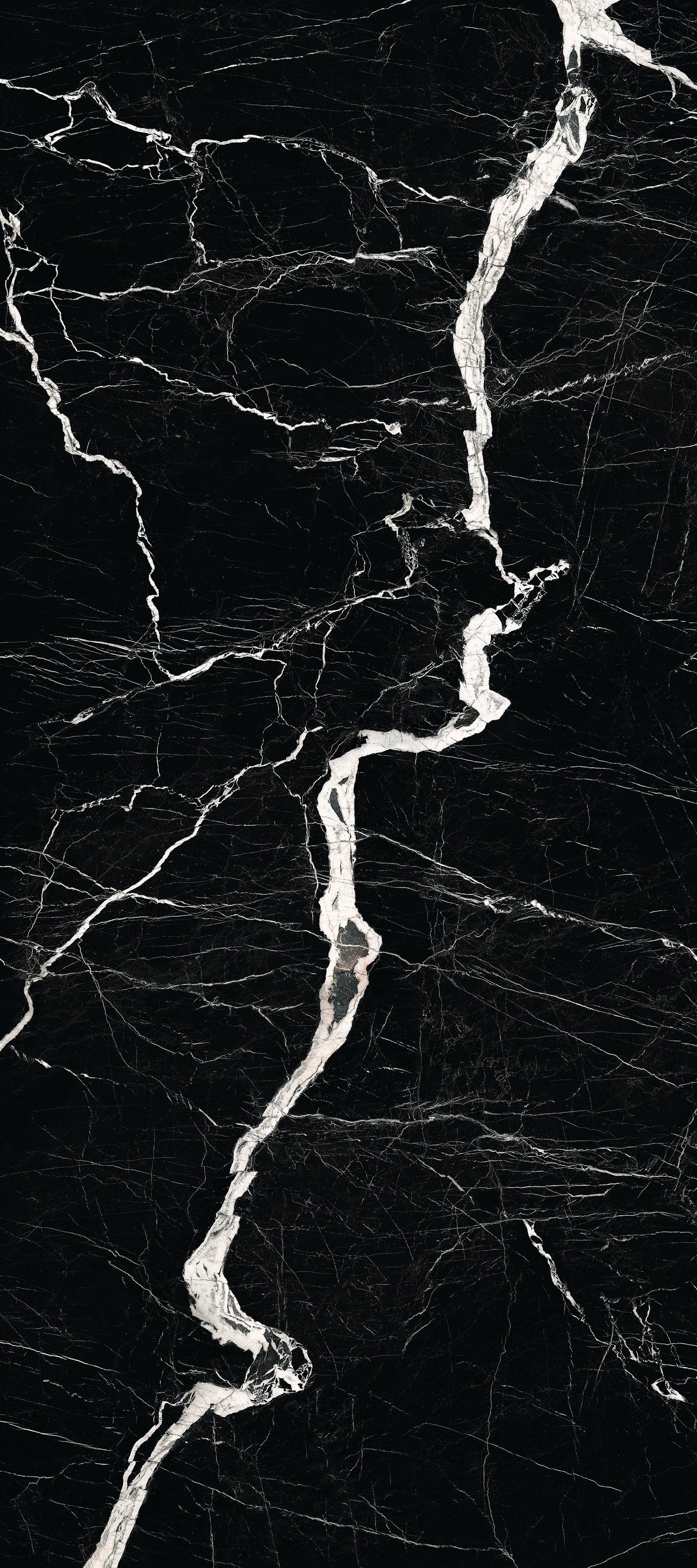 Ararat Lighthing Black Matt Спеченный камень 1200x2700x6 Delfone